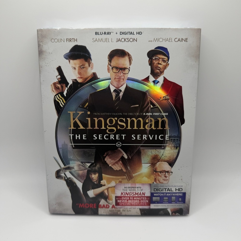Kingsman The Secret Service Blu-ray Digital HD New Sealed Slipcover Action Movie
